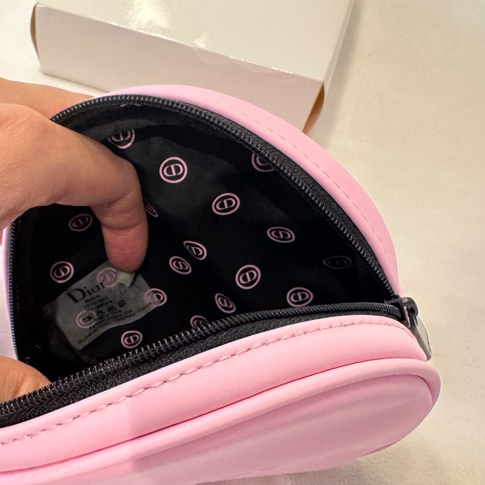 DIOR | Soft Pink Zip Pouch - Picture 3 of 7